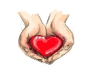 Пин содержит это изображение: Женские руки, давая красное сердце из всплеска акварели, рисованной эскиз. иллюстрация красок | Премиум векторы